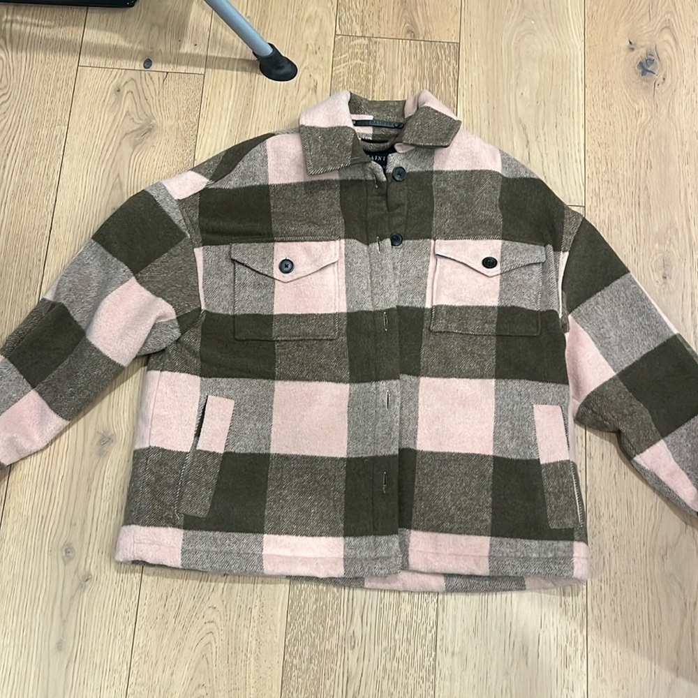 All Saints fleece lined jacket